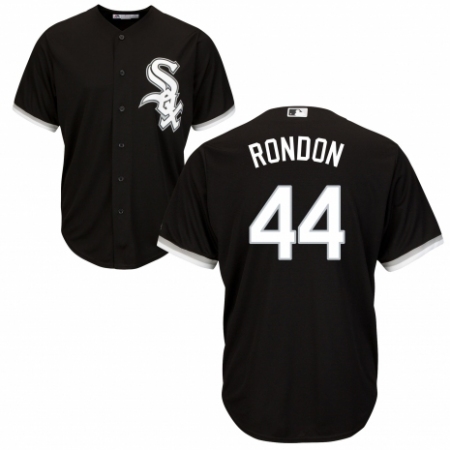 Men's Majestic Chicago White Sox #44 Bruce Rondon Replica Black Alternate Home Cool Base MLB Jersey