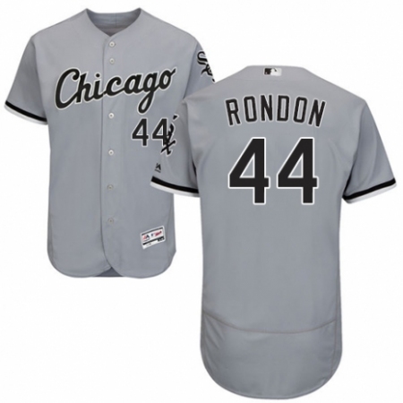 Men's Majestic Chicago White Sox #44 Bruce Rondon Replica Grey Road Cool Base MLB Jersey