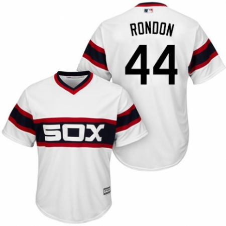Men's Majestic Chicago White Sox #44 Bruce Rondon Replica White 2013 Alternate Home Cool Base MLB Jersey