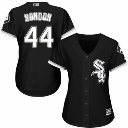 Women's Majestic Chicago White Sox #44 Bruce Rondon Authentic Black Alternate Home Cool Base MLB Jersey