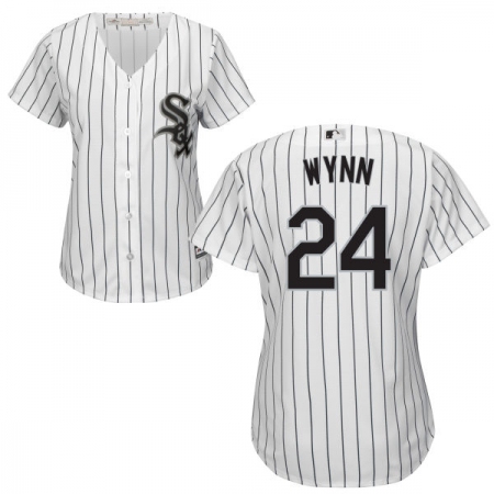 Women's Majestic Chicago White Sox #24 Early Wynn Authentic White Home Cool Base MLB Jersey