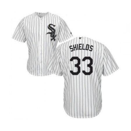 Men's Majestic Chicago White Sox #33 James Shields Replica White Home Cool Base MLB Jerseys