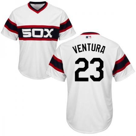 Youth Majestic Chicago White Sox #23 Robin Ventura Replica White 2013 Alternate Home Cool Base MLB Jersey